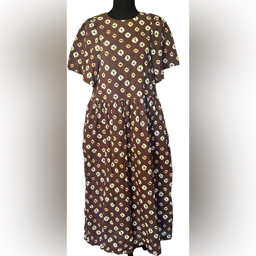 RHODE Women’s Brown Pattern Maxi Dress, Size Medium